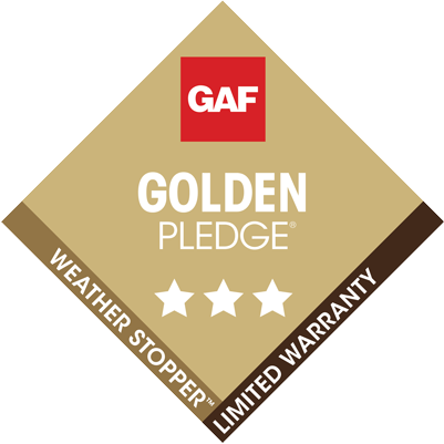 GAF Golden Pledge Roof Warranty Seal