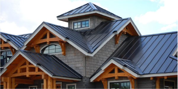 Home with Decra stone-coated steel roofing