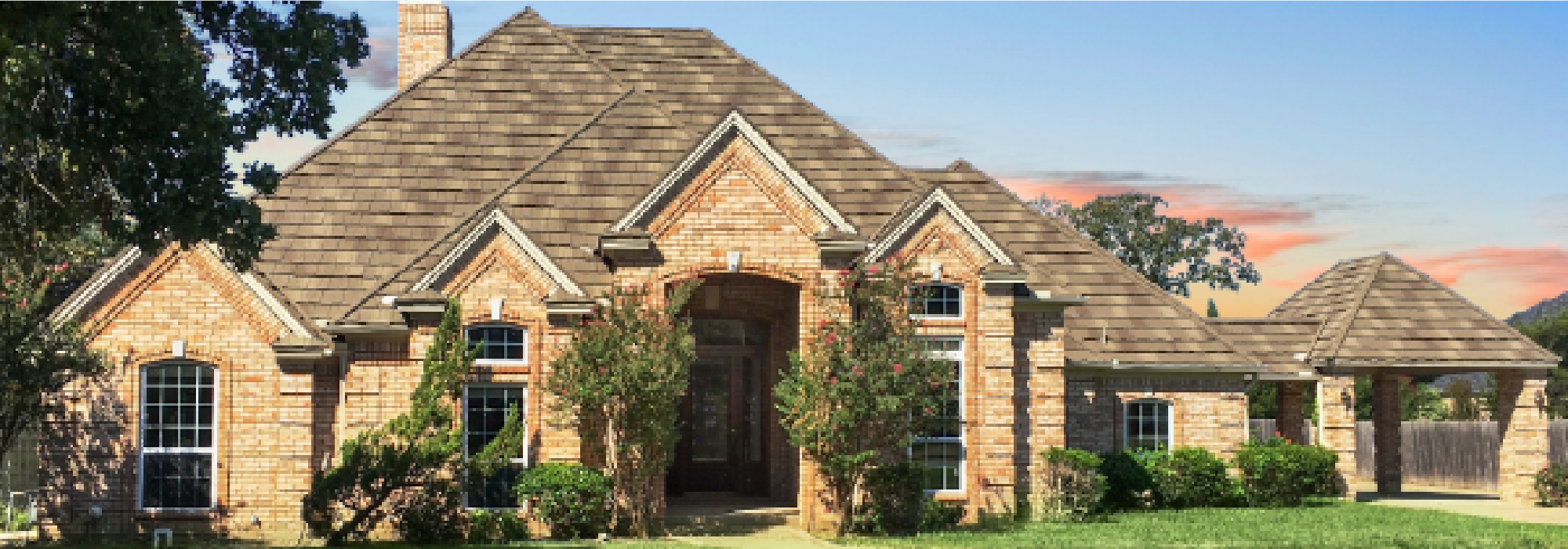 Image of a home with Decra stone coated steel roofing