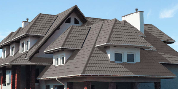 Home with Decra stone-coated steel roofing