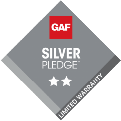 GAF Silver Pledge Warranty Logo