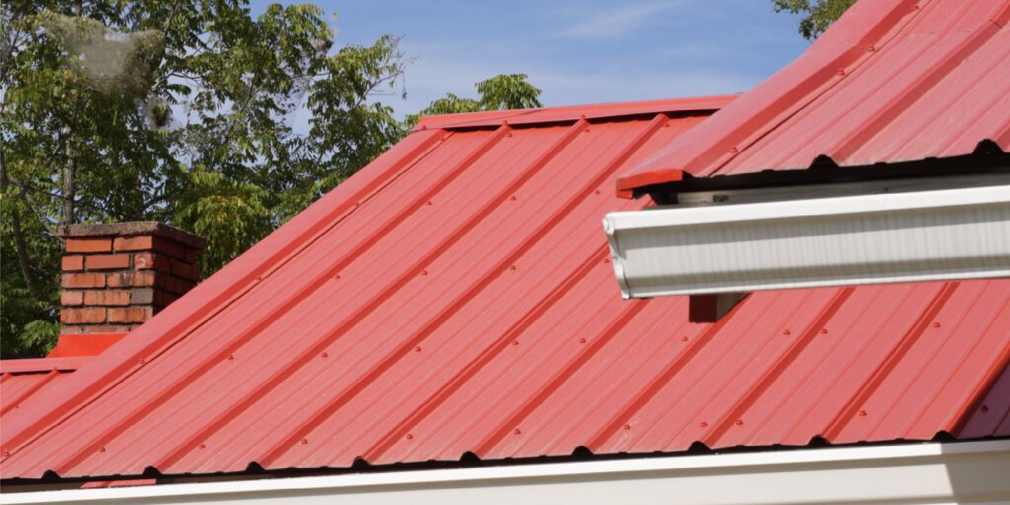 Image of a home with 5v crimp metal roofing