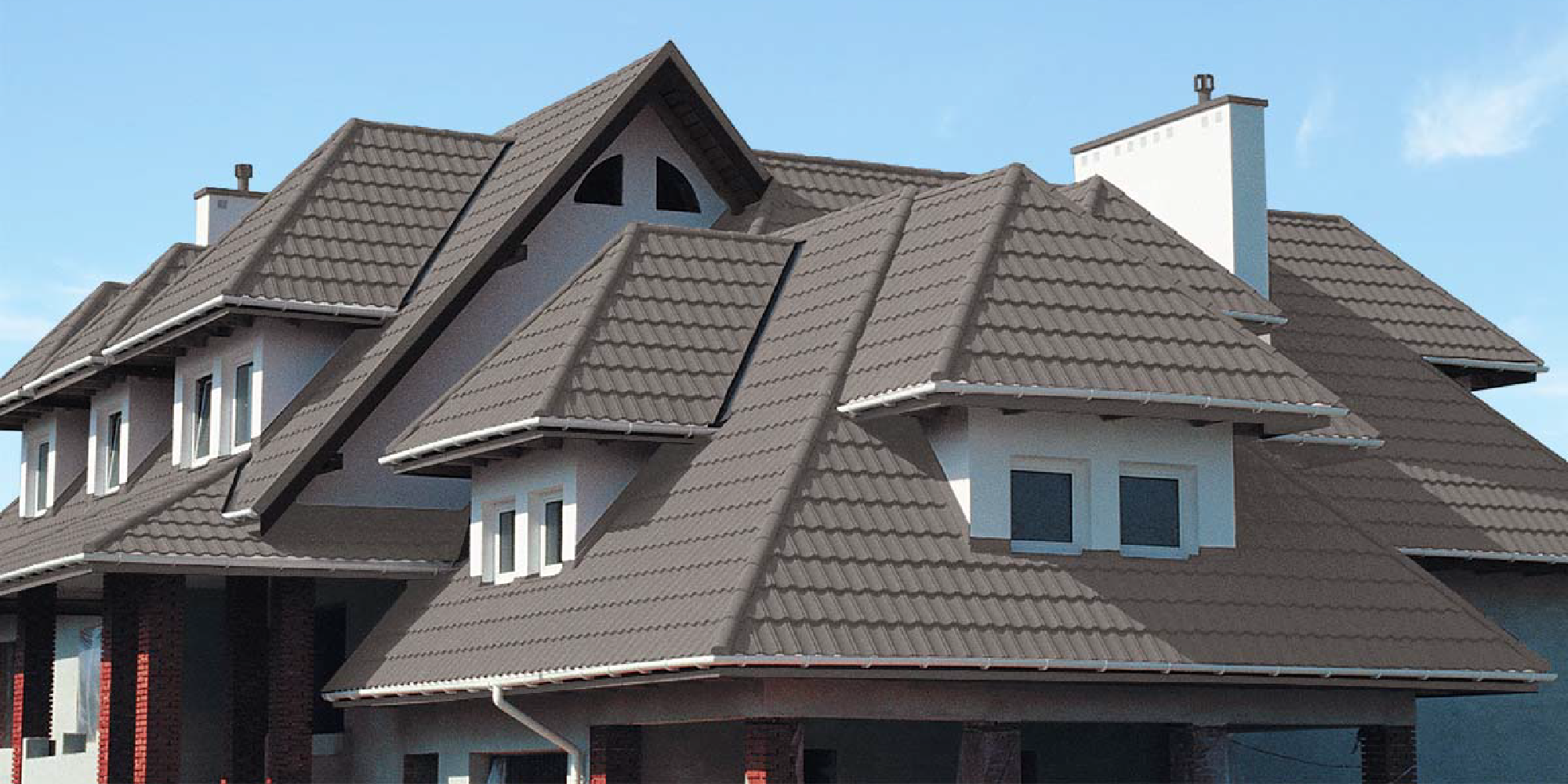 Home with Decra stone-coated steel roofing
