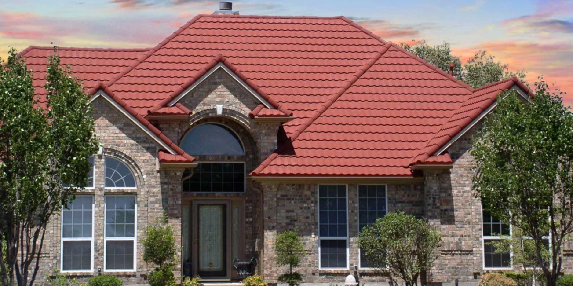 Image of a home with Decra stone coated steel roofing