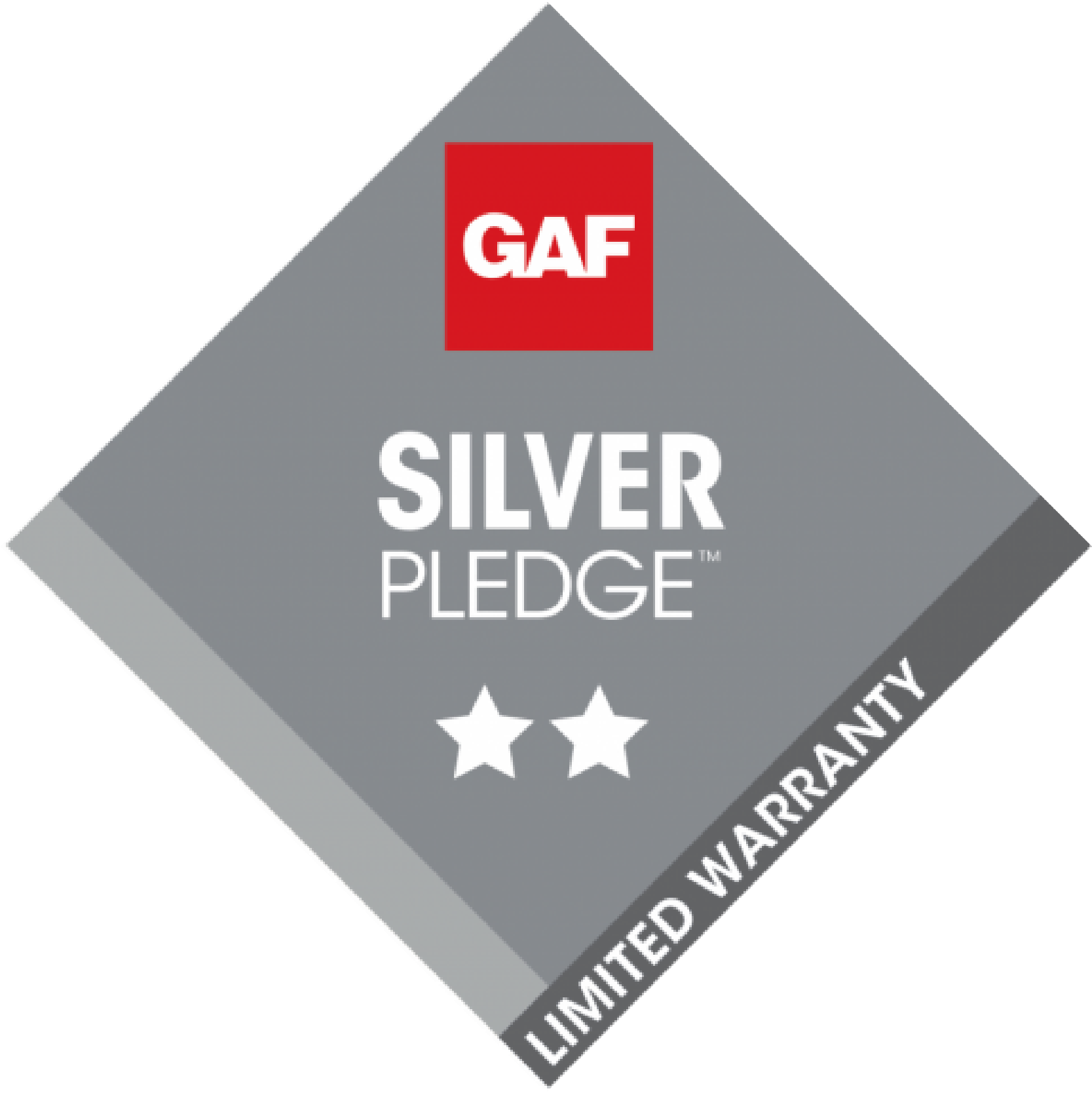 GAF Silver Pledge Warranty Logo